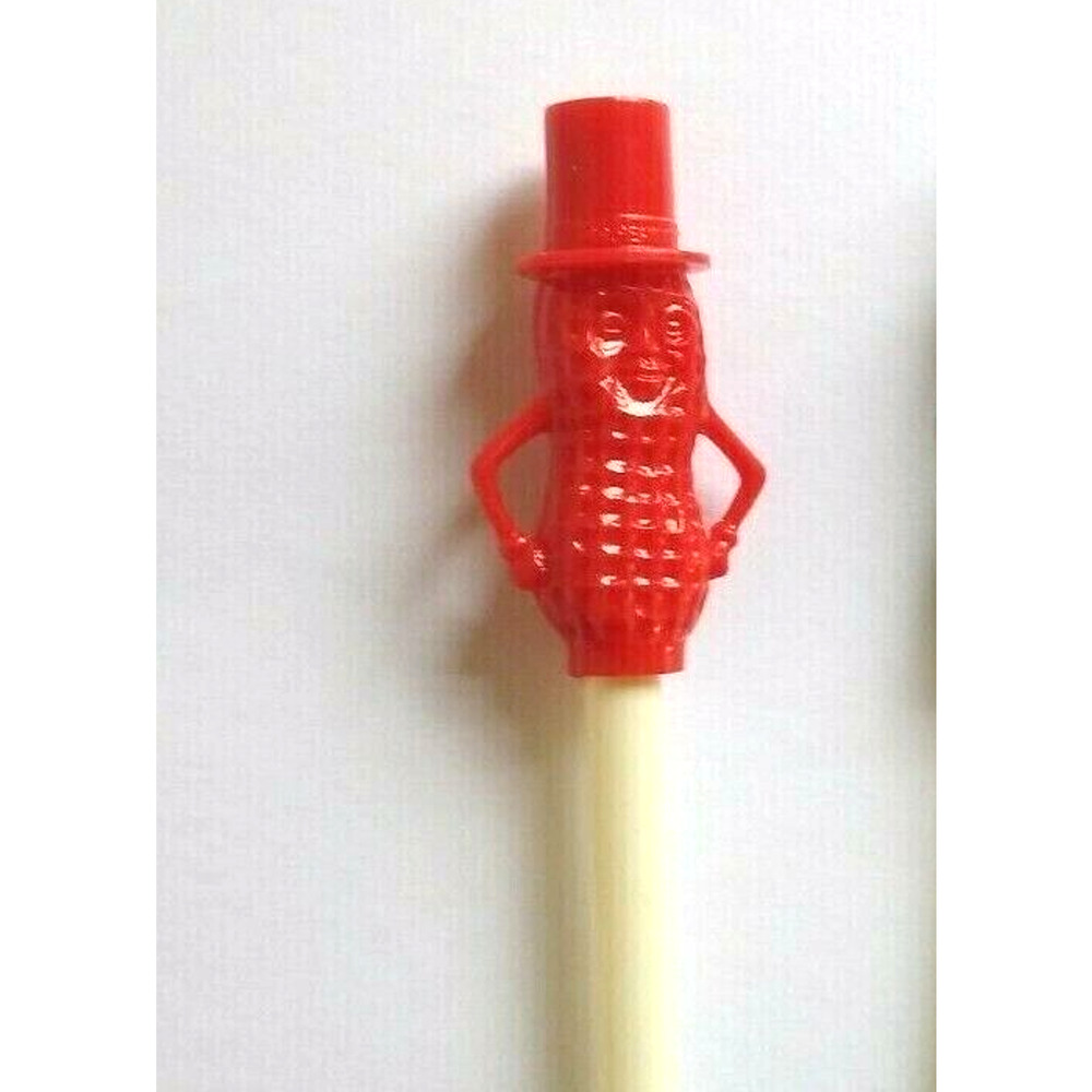 Mr Peanut Vintage Red Drinking Straw 1950s Planters Peanuts Pop Culture Plastic